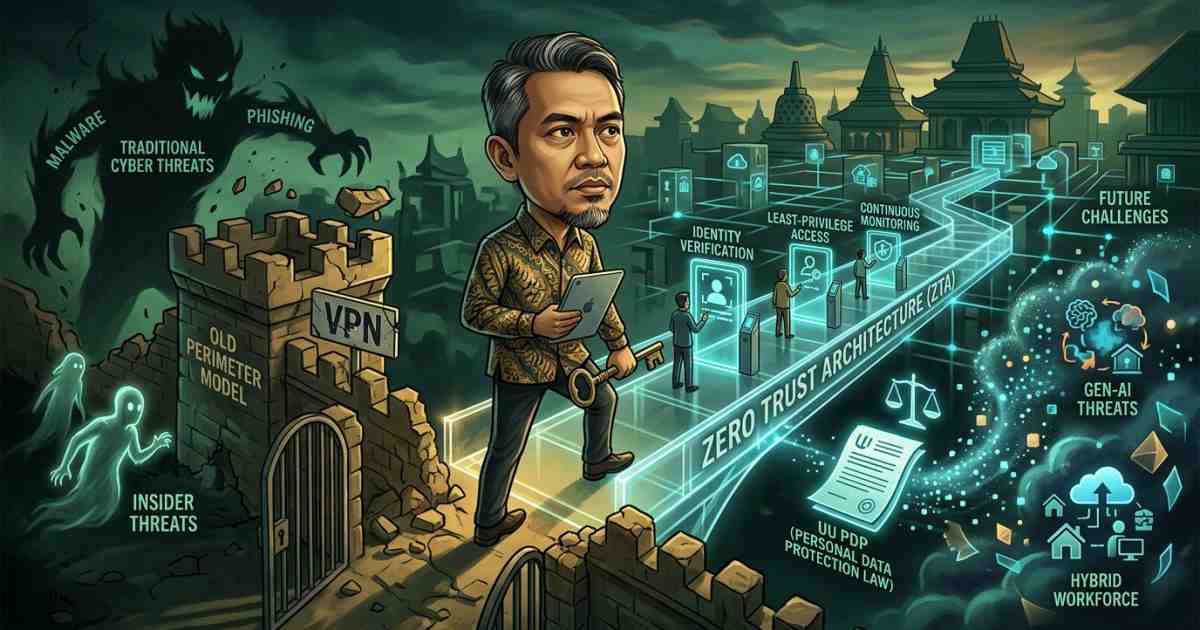 Mengapa Zero Trust Menjadi Standar Baru Keamanan Siber Perusahaan Indonesia di 2026